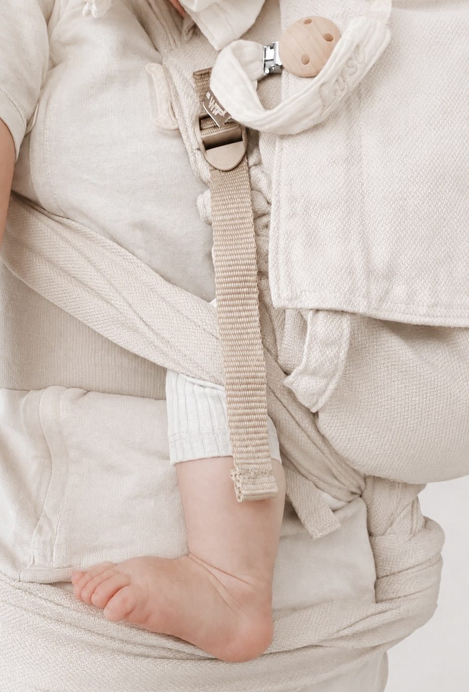Installation du porte-bébé, détail des réglages
